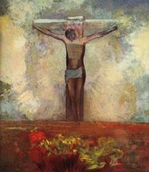 Odilon Redon Crucifixion china oil painting image